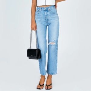 Levi’s Ribcage Straight Ankle Jeans - 26
